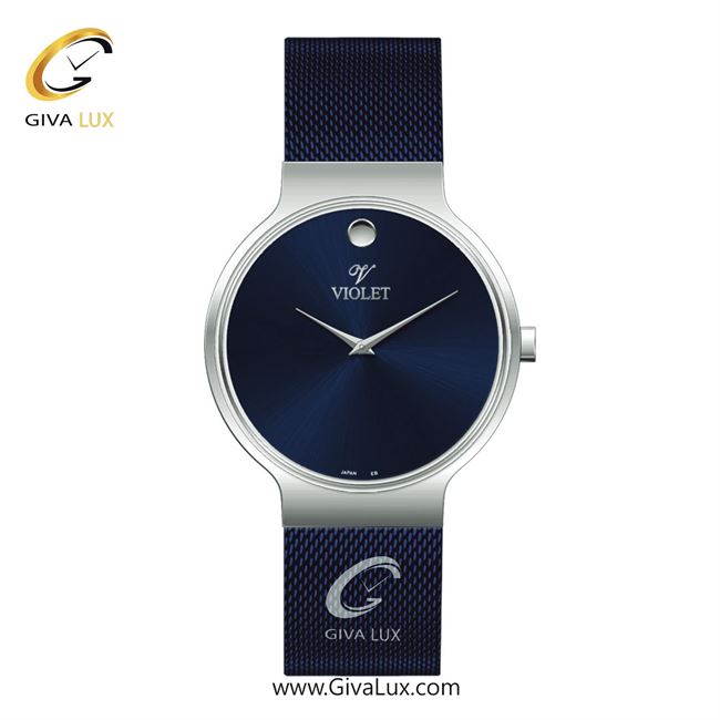 ساعت مچی اورجینال مردانه ویولت VIOLET نقره ای | سرمه ای| سرمه ای| کد رفرنس 0569/2